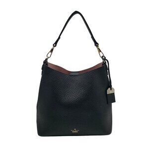 Kate Spade Black Pebbled Leather Shoulder Bag